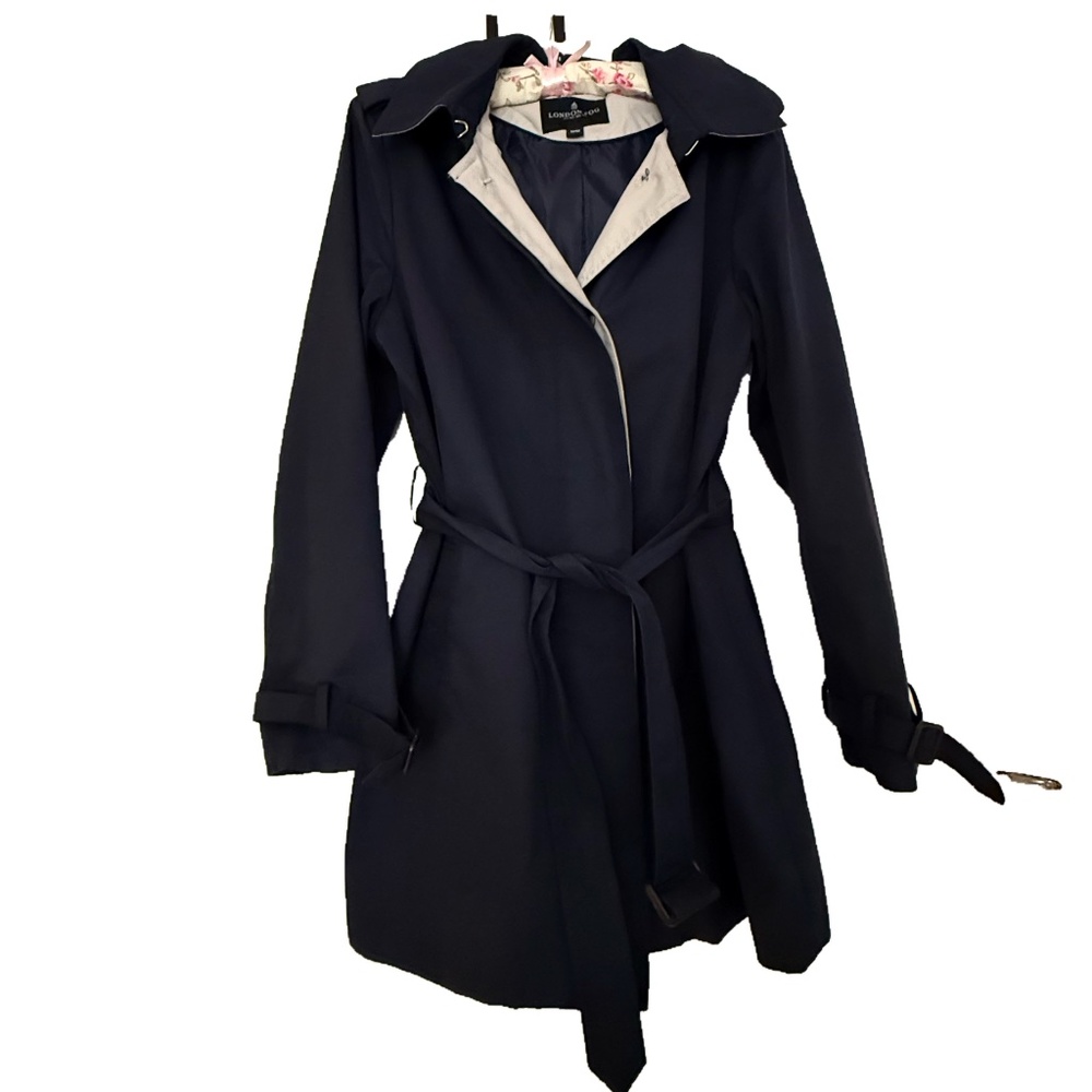 London Fog-removable hood